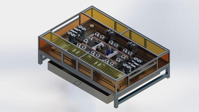 Automatic edge planing machine